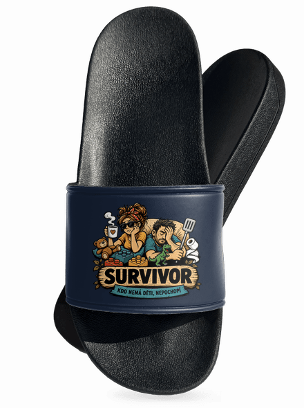Survivor  pantofle Navy