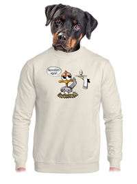 unisex mikina bez kapuce