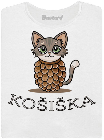 Košiška dámské tričko s lemem White