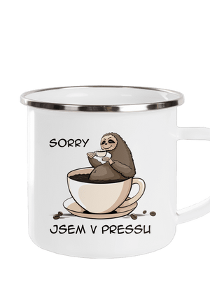 V pressu plecháček White