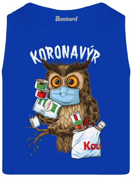 Koronavýr pánské tílko Royal Blue