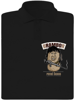 Brambor pánská polokošile Black