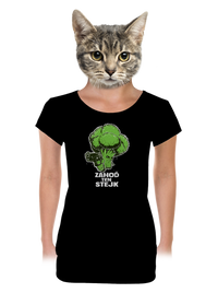 dámské tričko s lemem