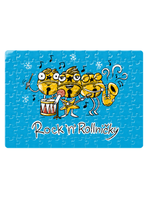 Rock 'n' rollničky puzzle White