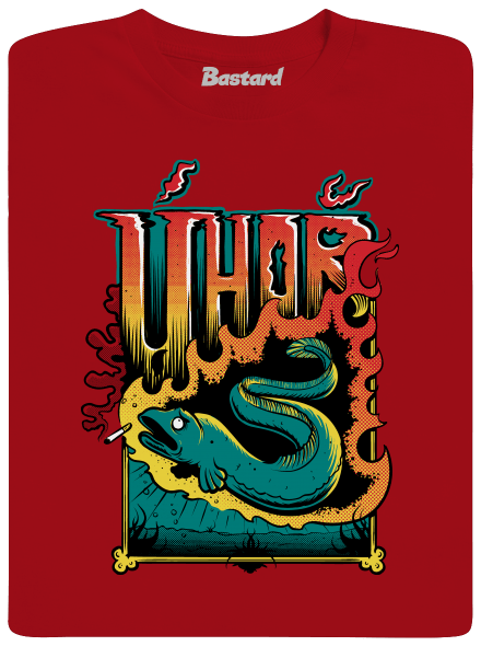 Úhoř pánské dlouhý rukáv Red