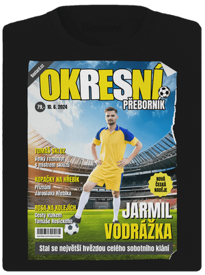 Fotbalová hvězda dámské sportovní tričko Black