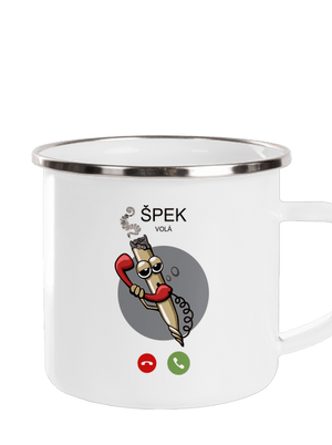 Špek volá plecháček White