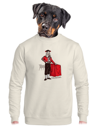 unisex mikina bez kapuce