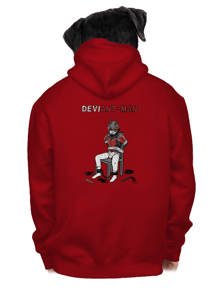 DeviAnt-man pánská mikina na zip Red