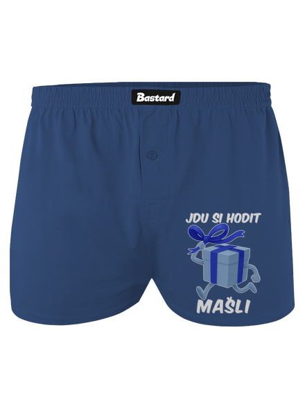 Jdu si hodit mašli pánské trenky Blue