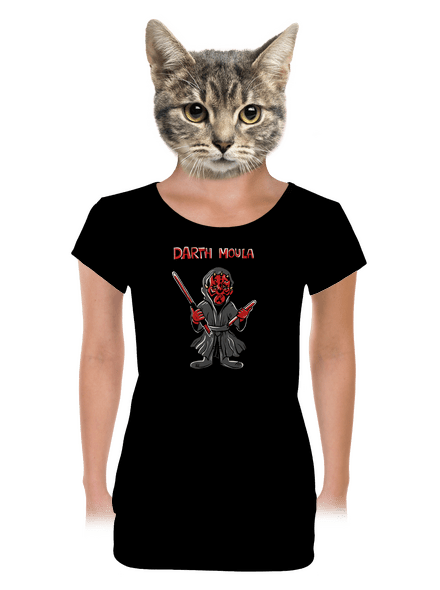 Darth Moula dámské tričko s lemem Black