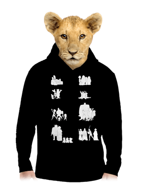 dětská mikina klokanka