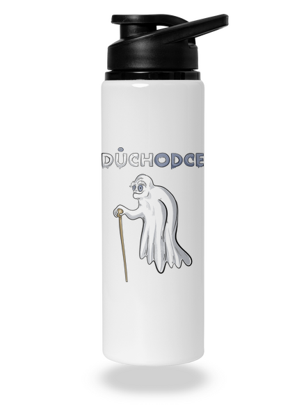 Duch důchodce lahev na vodu White