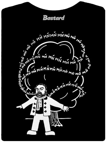 Cimrman: MŇ MŇ MŇ dámské tričko premium Black