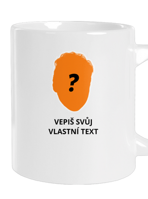 Tvoje hlava velký hrnek White