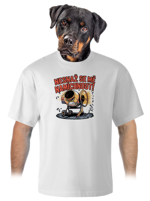 Míchačka unisex tričko oversized White