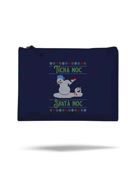 Vánoční koleda taštička French Navy