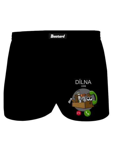 Dílna volá pánské trenky Black