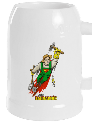 Zahradník půllitr White