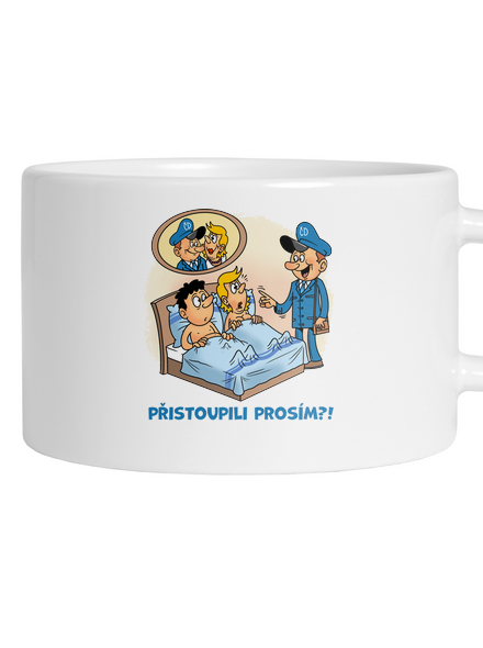 Přistoupili hrnek makronka White