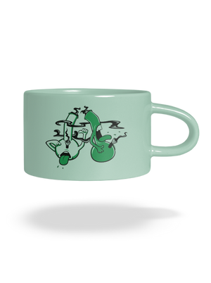 Bongo kašel hrnek makronka Mint Macaron