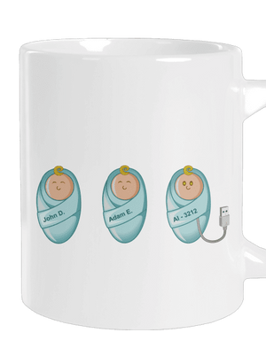 AI baby velký hrnek White