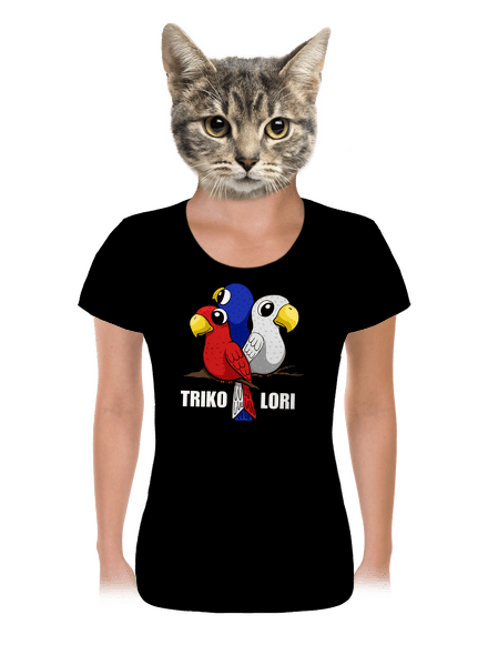 Trikolori dámské tričko Black