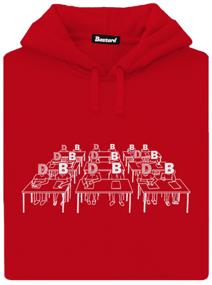 Cimrman: Debil, blbeček pánská mikina klokanka Red