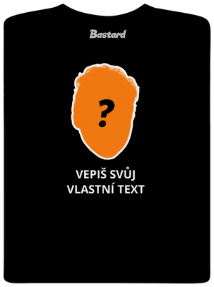 Tvoje hlava pánské dlouhý rukáv Black