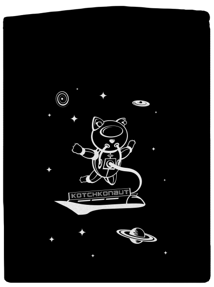 Kotchkonaut dámská mikina na zip Black