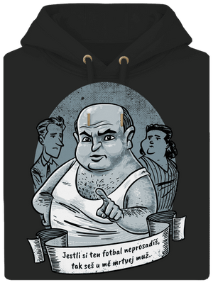 B14: Ecce Homo Homolka unisex mikina premium Dark Black