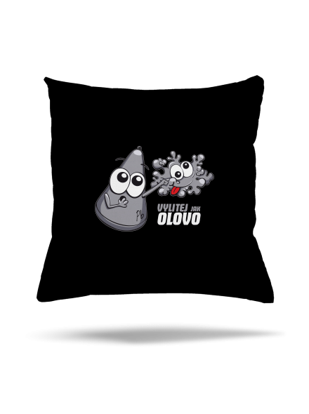 Vylitej jak olovo polštář Black