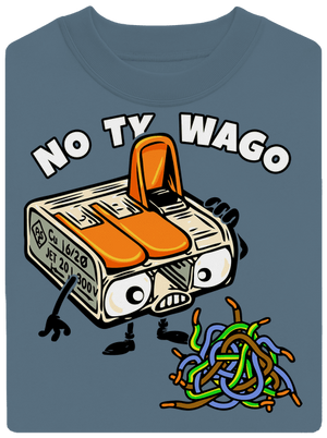 Wago svorka unisex mikina bez kapuce Nordic Blue