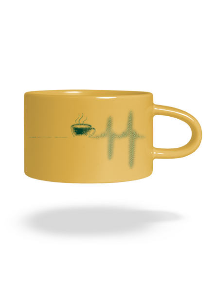 Coffee help hrnek makronka Yellow Macaron