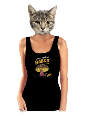 Babka a hříbeček dámské tílko klasické Black