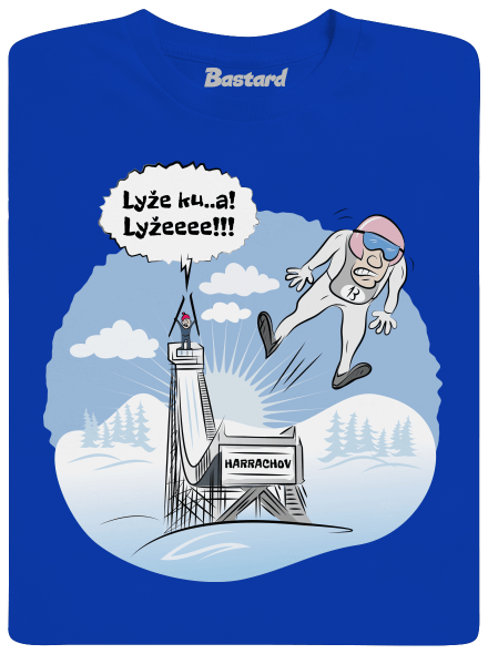 Lyže pánské dlouhý rukáv Royal Blue