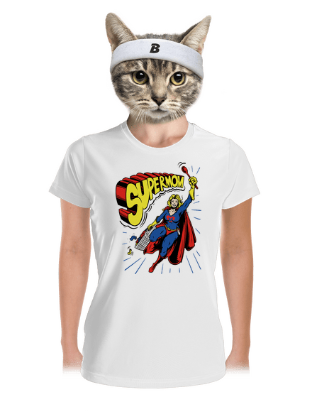 Supermom dámské sportovní tričko White
