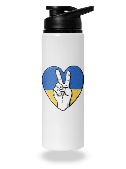 Ukrajina - Mír lahev na vodu White