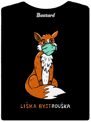 Liška Bystrouška dámské tričko premium Black