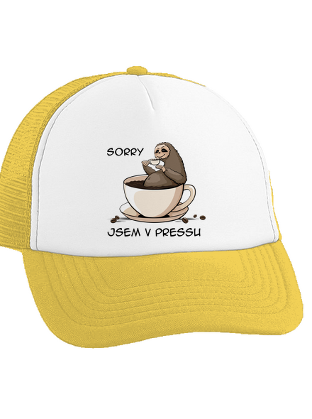 V pressu kšiltovka truckerka Sunflower cap