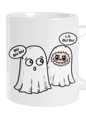 La bu bu velký hrnek White