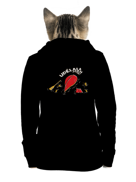 Udělal jsem se dámská mikina na zip Black