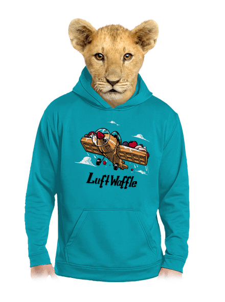 Luftwaffle dětská mikina klokanka Hawaiian Blue