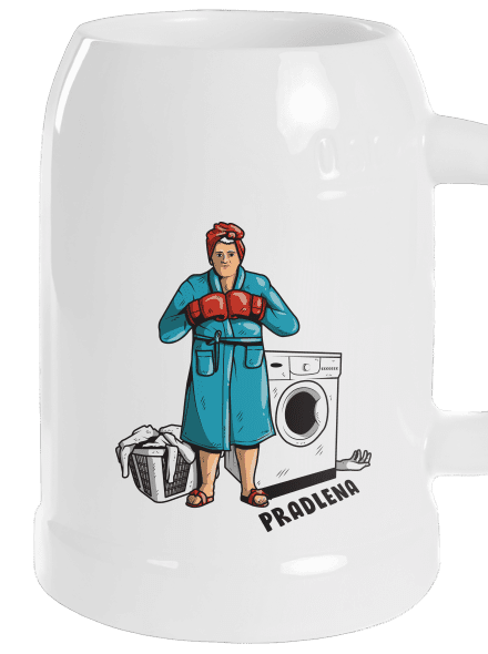 Pradlena půllitr White