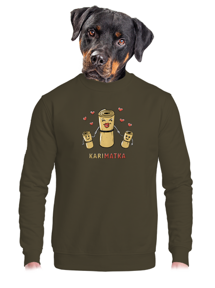 Karimatka unisex mikina bez kapuce Urban Khaki