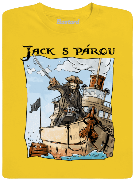 Jack s párou dětské tričko Gold