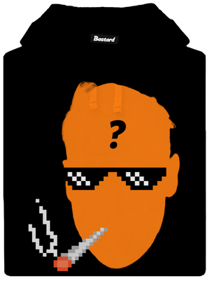 Thug life pánská mikina klokanka Black