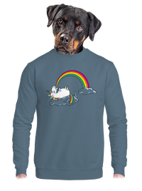 unisex mikina bez kapuce