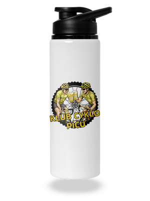 Klub cyklo píčů lahev na vodu White