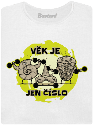 Věk je jen číslo dámské tričko s lemem White